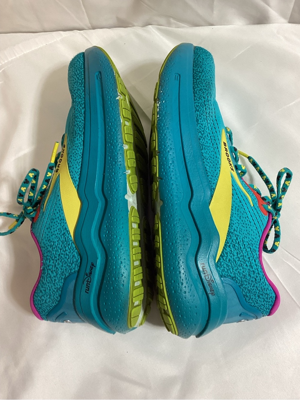Brooks Ghost Max 2 run Disney SS Women's Teal Running Shoes - Picture 7 of 10